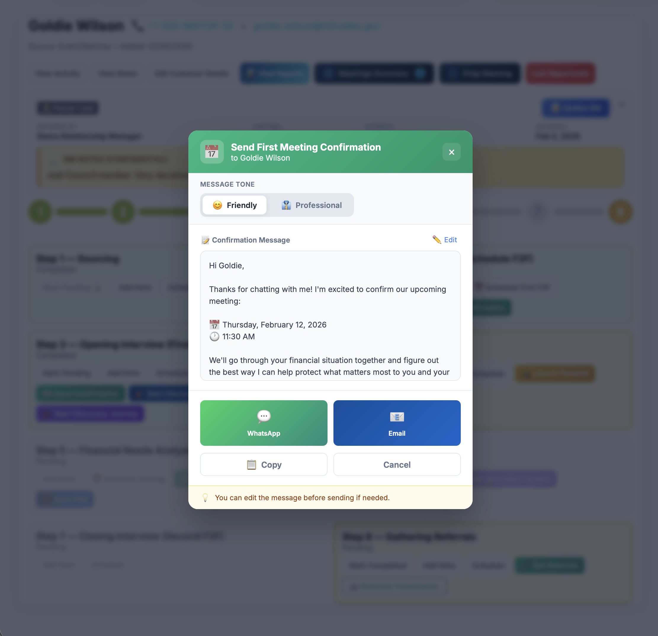 Communications Suite — AI-powered outreach for sales and recruitment — view 5